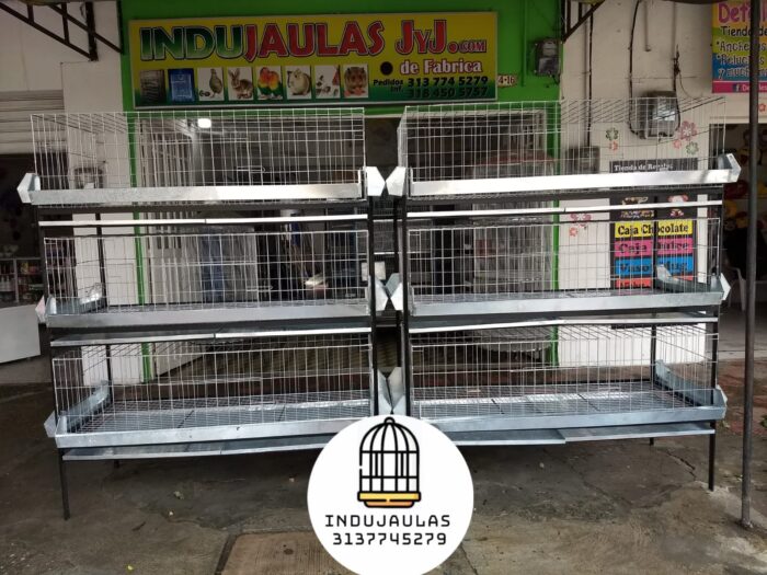 JAULAS PARA POLLO CEBADORA X 50 POLLOS
