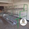 JAULAS PARA GALLINA MEDIO MODULO PIRAMIDAL PARA 27 AVES