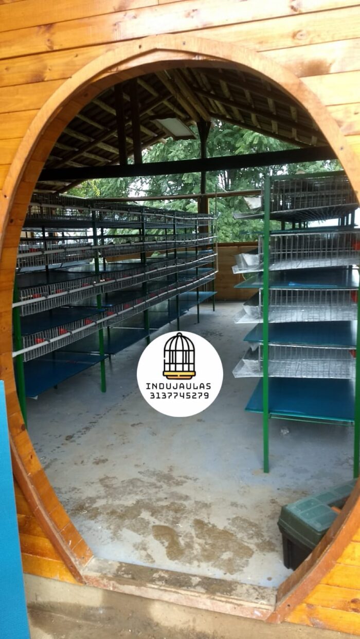 JAULAS PARA CODORNIZ MODULO VERTICAL PARA 200 AVES