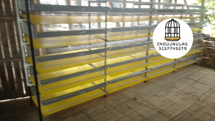 JAULAS PARA CODORNIZ MODULO VERTICAL PARA 200 AVES