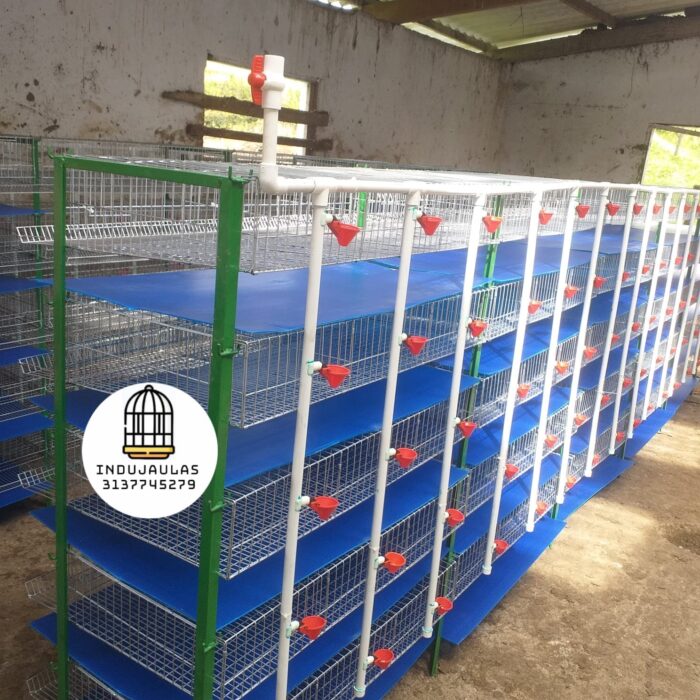 JAULAS PARA CODORNIZ MODULO VERTICAL PARA 200 AVES