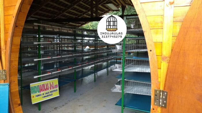 JAULAS PARA CODORNIZ MODULO VERTICAL PARA 200 AVES