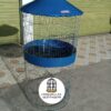JAULA PARA GALLO FINO REDONDA DE 2 y 3 PUESTOS