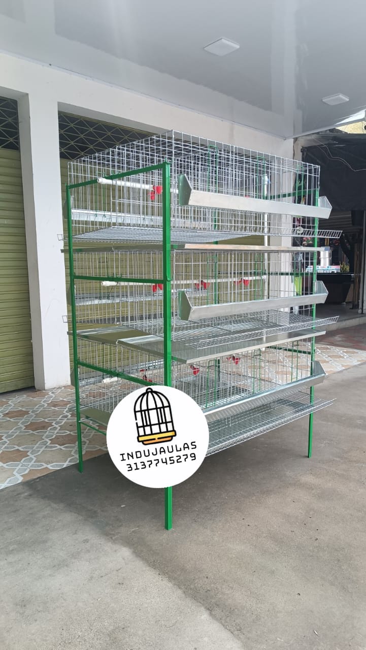 JAULA PARA GALLINA MODULO VERTICAL PARA 54 AVES