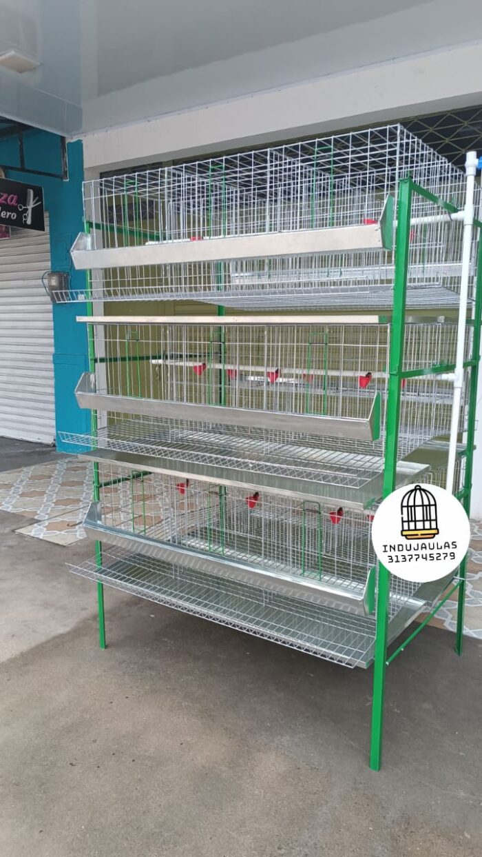 JAULA PARA GALLINA MODULO VERTICAL PARA 54 AVES