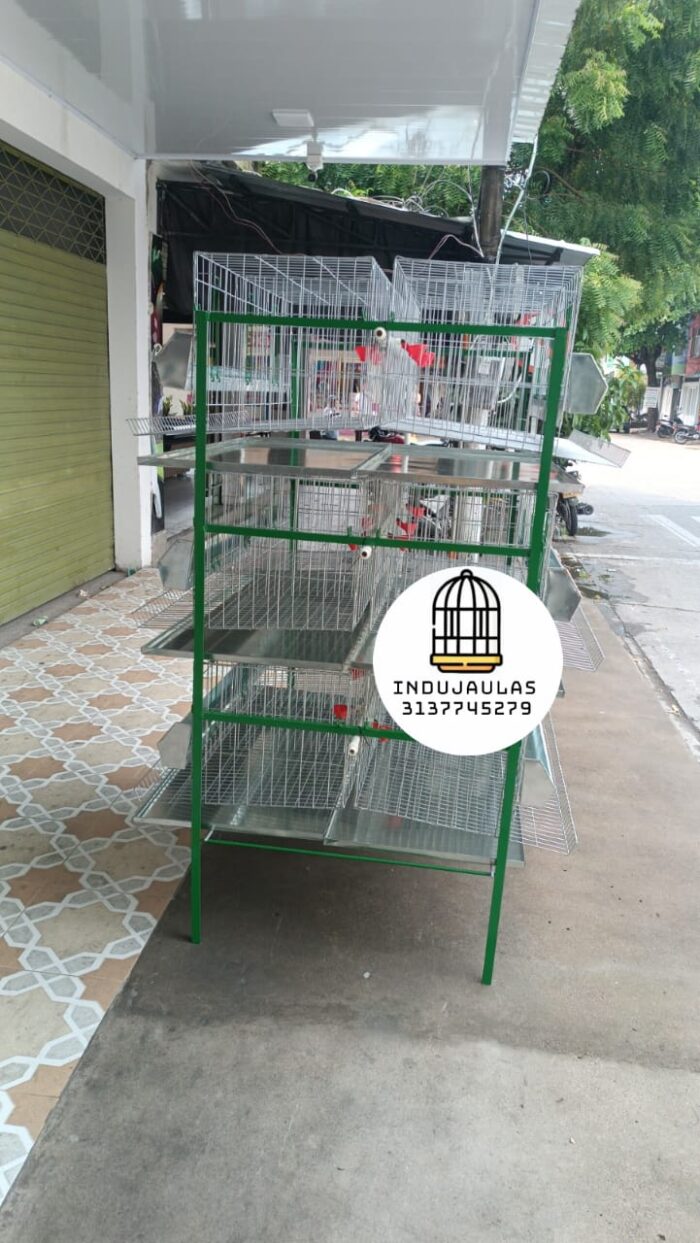 JAULA PARA GALLINA MODULO VERTICAL PARA 54 AVES