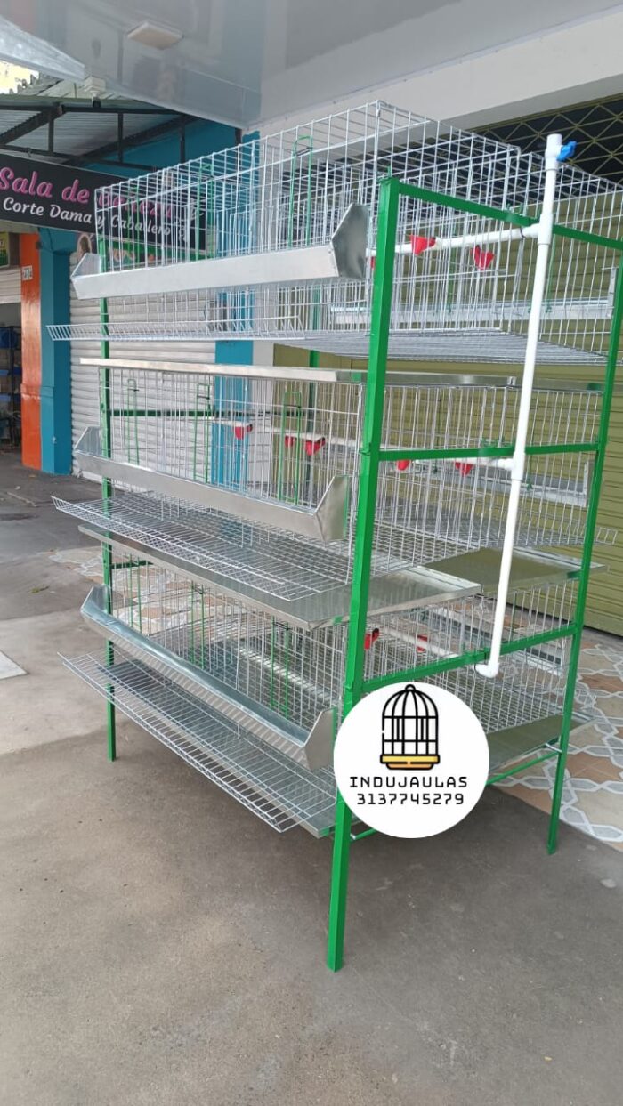 JAULA PARA GALLINA MODULO VERTICAL PARA 54 AVES