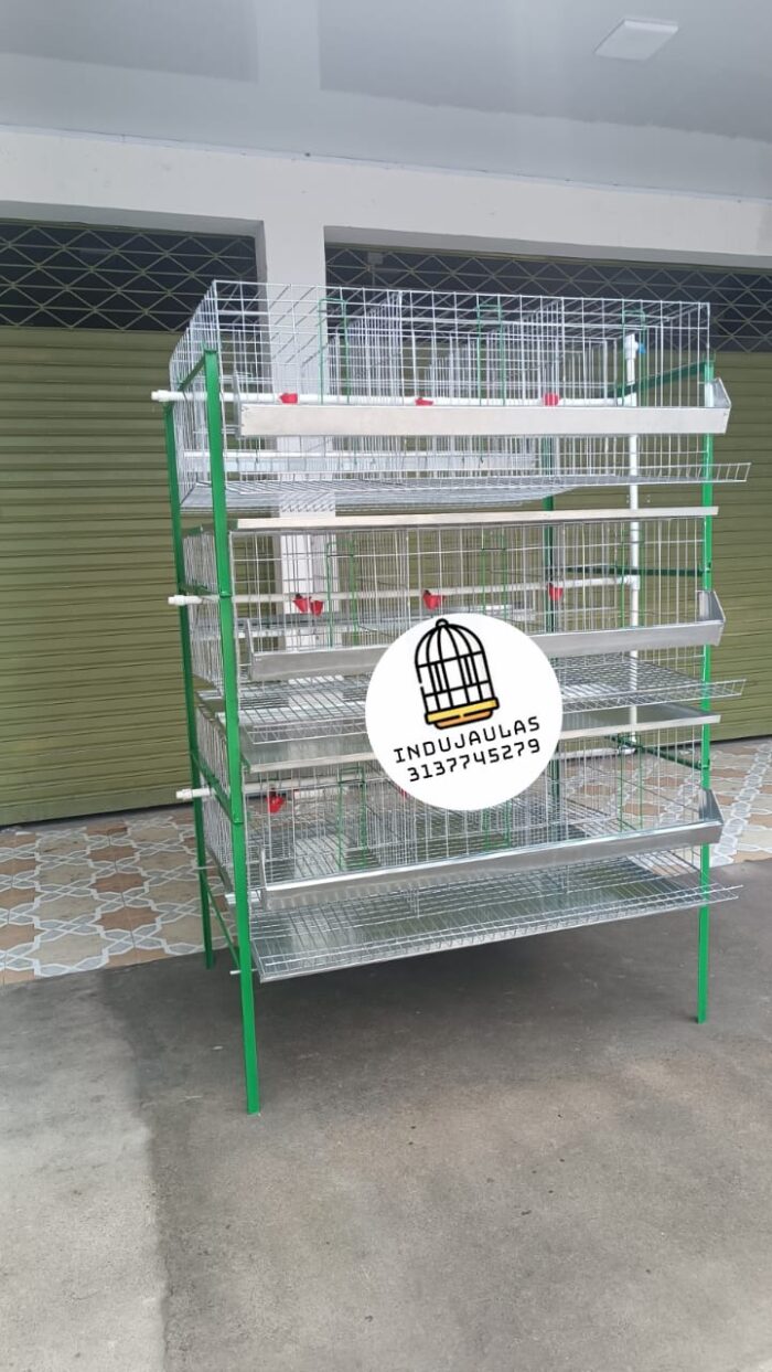 JAULA PARA GALLINA MODULO VERTICAL PARA 54 AVES