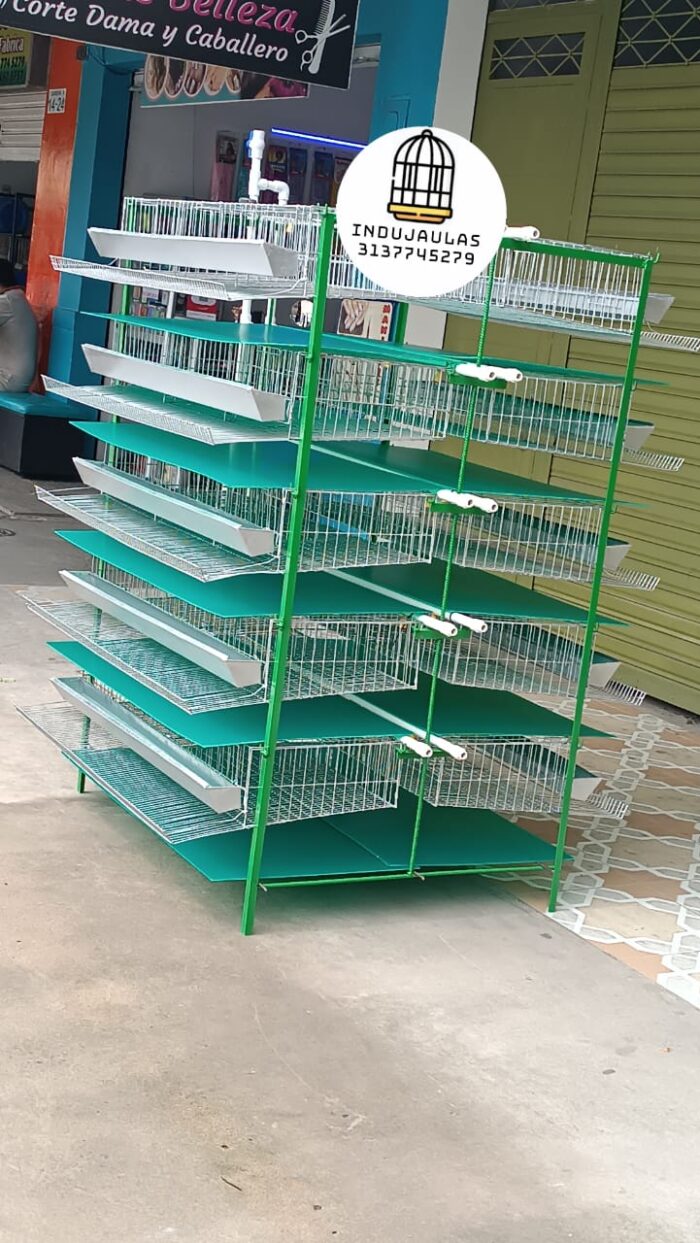 JAULA PARA CODORNIZ MODULO VERTICAL PARA 300 AVES